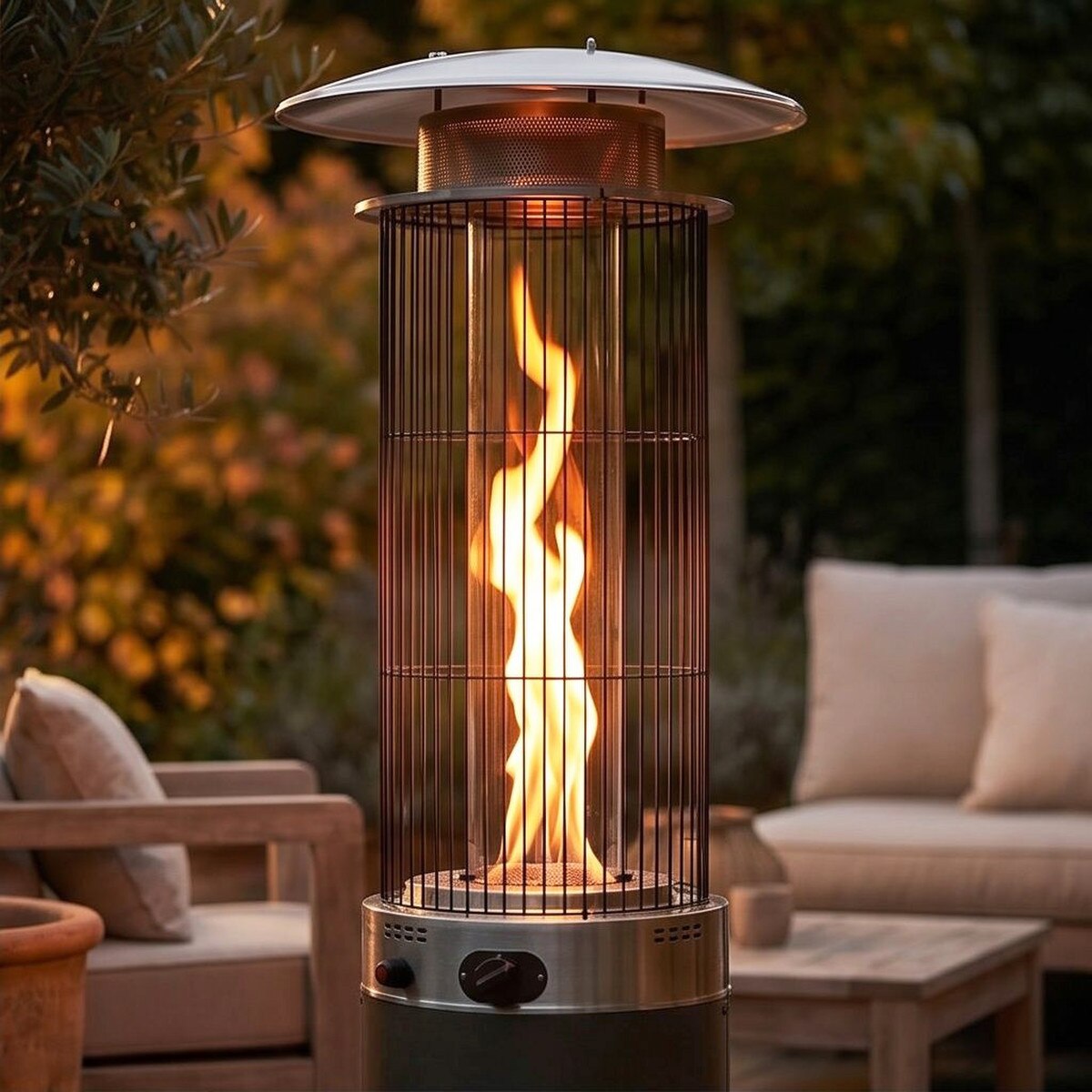 イワタニ パブミラー VULCAN SUPERHEAT 昭和レトロR8SC313 Paramount Venturi Spiral Flame Heater, Grey